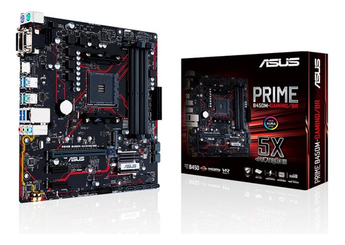 Placa Mae Asus Prime B450m Gaming+procesador+memoria+ssdnvme