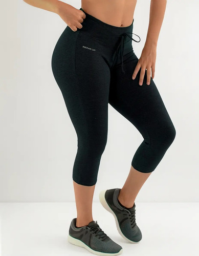 Capri Mujer Leginss Clasico Malla Corta Entrenamiento Fitnes | Meses sin interés