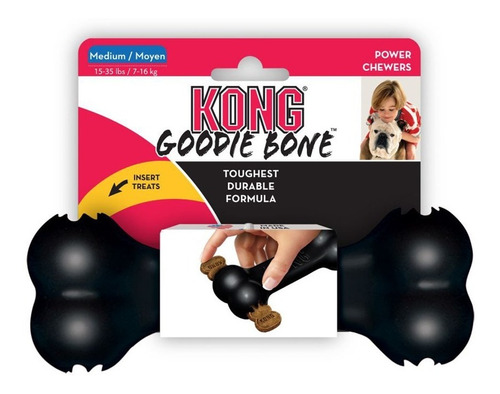 Juguete Rellenable Para Perros Kong Extreme Goodie Bone - M