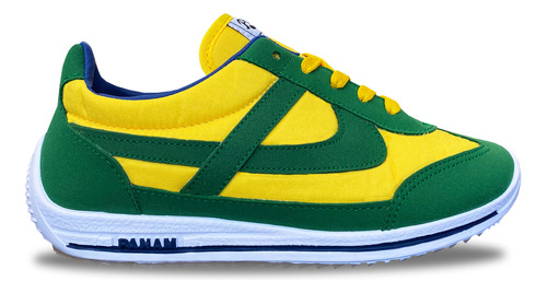 Tenis Unisex Panam 084 Amarillo Verde