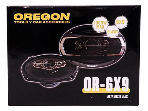 Juego De Parlantes 6x9 Oregon Coaxiales 1000w 5 Vias