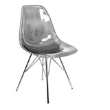 Cadeira Eames Pc Empório Tiffany Fume Dhwt