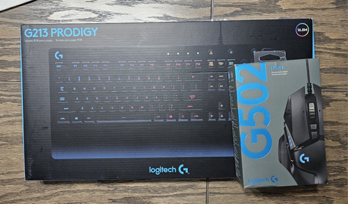 Teclado Logitech G213 Prodigy Y Mouse G502 Hero