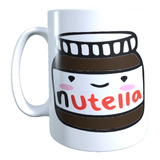 Taza Dia Amor Regalo San Valentin Nutella Y Pan Enamorados