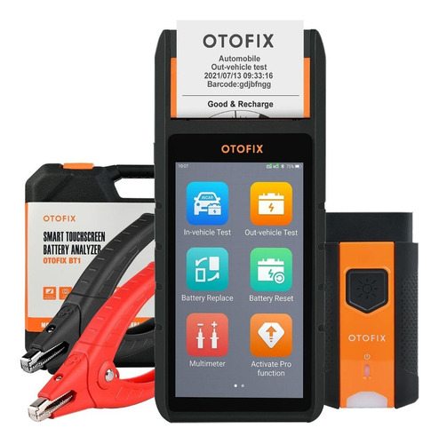 Probador De Bateria Con Impresora Otofix Bt1 Con Vci 6 Y 12 