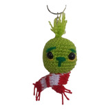 Crochet, Amigurumi, Adorno Llavero El Grinch