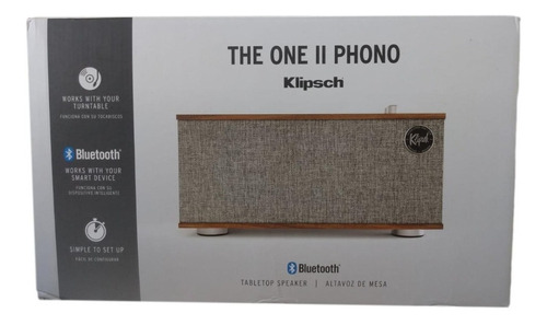 Klipsch The One 2 Phono Rca E Bluetooth  Estéreo De Mesa  