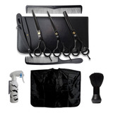 Kit 3 Tesouras Profissionais Cabelo Fio Laser Espanador