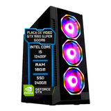 Pc Gamer Fácil Intel I5 12400f 16gb Ssd 240gb Gtx 1660 Super