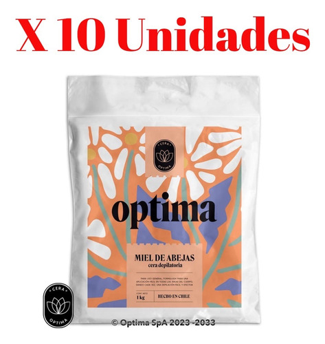 Cera Depilatoria Optima X 10 Unidades