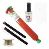 Kit De 4 En 1 Pegamento Uv 50grs, Removedor, Cable Molibdeno