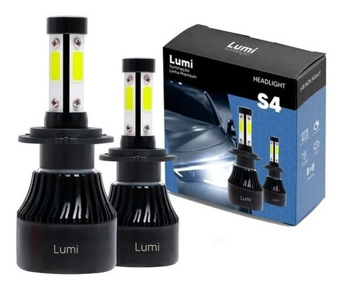  Kit Super Ultra Led 4d 12000lm H4 H7 H3 H1 H11 Hb3 Hb4 H16 