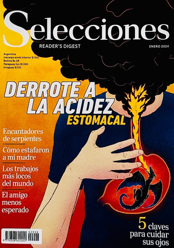 Revista Selecciones Nº 998 Enero 2024 - Derrote A La Acidez 