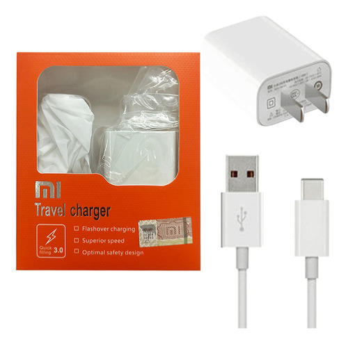 Cargador Xiaomi Usb Tipo C 27w / Turbo Carga Rapida / Orig