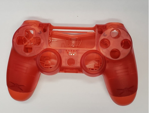 Carcaça Vermelho Cristal Controle Ps4 Pro Jdm 055 Ou Jds 055