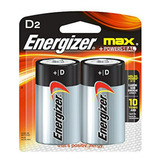 Baterías Alcalinas Energizer Max D.
