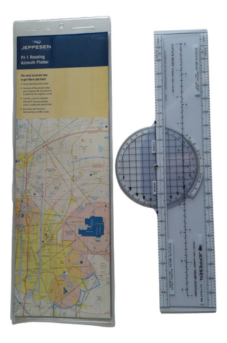 Plotter De Vuelo Aeronáutico Jeppesen Pj-1 Rotating