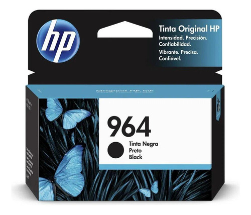 Cartucho De Tinta Hp 964 1000 Páginas Negro