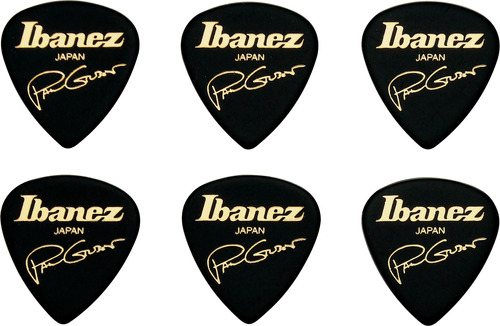 Pack De 6 Uñetas Ibanez B1000pg Bk Paul Gilbert Negro