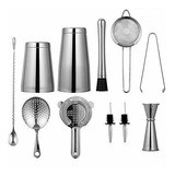 Kit, Juego De Utensilios Yajun Coctelera Bar Set Acero Inoxi