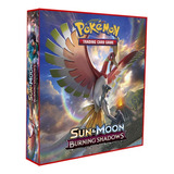 Album Pokémon Para Cards Tipo Fichário - Sm Burning Shadows