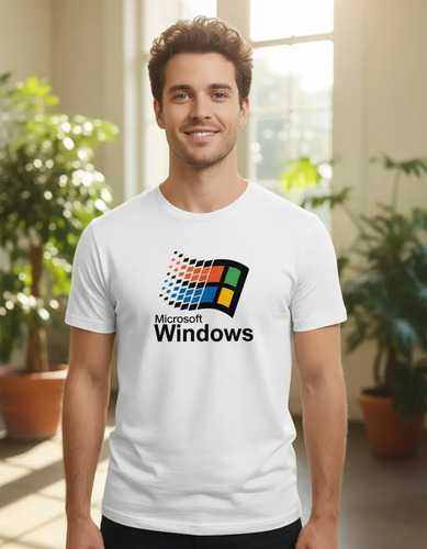 Camiseta Camisa Windows 95 Microsoft Informática Nerd Geek