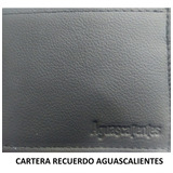 Cartera Hombre Piel Recuerdo Aguascalientes