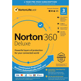 Norton 360 Deluxe, 2023 Ready, Antivirus Software For 3 Devi