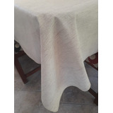 Mantel Cuadrado Impermeable Ecocuero Texturado 0.80 X 0.80 M