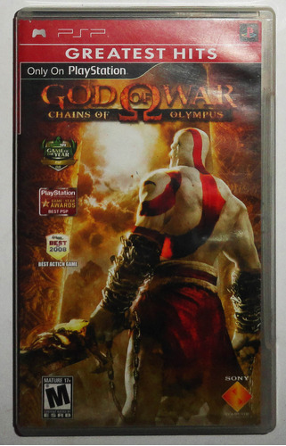 God Of War Chains Of Olympus Psp Original Completo - Mg