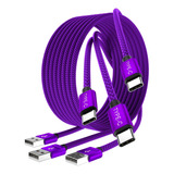 Cable Cargador Usb Tipo C De Basesailor, Paquete De 3 Uni...