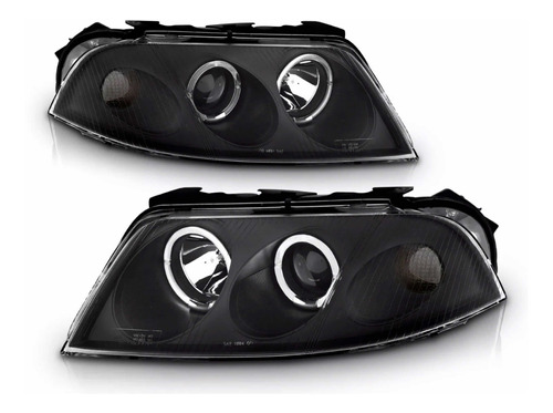 Faros De Lupa Negros Para Volkswagen Passat 2001 - 2005