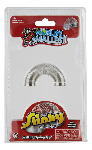 Worlds Smallest Slinky, Walking Spring Toy, Fidget Toy