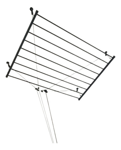 Varal De Teto Grande Reforçado Com Kit De Instalação 150cm