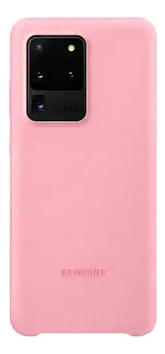 Funda Silicon Cover Samsung Galaxy S20 Ultra 5g Color Rosa Claro