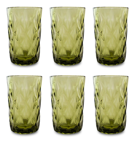 Set X6 Vasos De Vidrio Modelo Kattegat 380 Ml