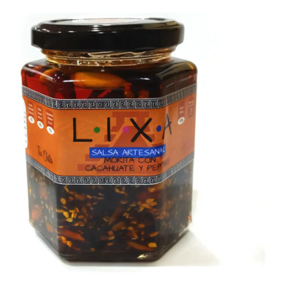 2 Salsas Lixa Morita Cacahuate Y Pepita/ 2 De 250g En Aceite