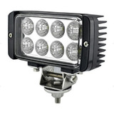 Faro De Led 24w Alta Potencia Y Resistencia  12 Y 24  Volt Anclajes! 8 Leds , Super Oferta !!!