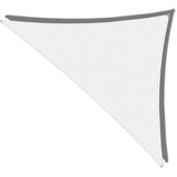 Toldo Vela Decorativa Triangular Blanca 98% 2.5mx3.5mx3.9m