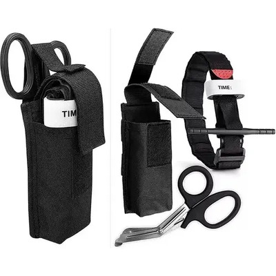 Kit Emergencia Torniquete + Tijeras De Trauma + Funda Tactic | Meses sin interés
