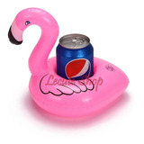 Inflable Salvavidas Mini Flamingo Porta Vaso Alberca  Fiesta