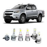 Kit Premium Super Led S10 2012 2013 2014 2015 Farol E Milha