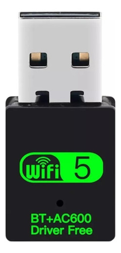 Adaptador Wireless Wifi + Bluetooth Dual Band 600m 2.4 / 5g