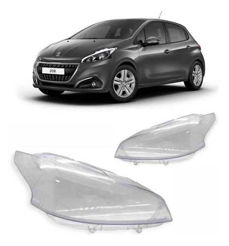 Lente Acrilico Optica Peugeot 208 12 13 14 15 16 17 18 19 