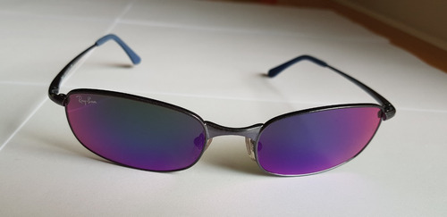 Óculos De Sol Ray Ban Rb3162 Lentes Degrade Azul-arroxeadas