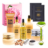 Pack 24k Linea Anti Edad Serum Limpiador Tónico Loción Crema