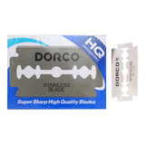 Navajas Dorco Para Afeitar Doble Filo Acero Inoxidable C/100