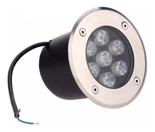 Spot Balizador Led Chão Piso Deck  Branco Quente 3000k  7w