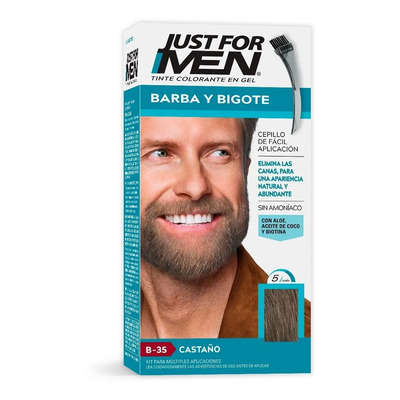 Tinte Just for Men Barba y Bigote Castaño B35 28g | Envío gratis
