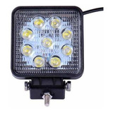 Faro Auxiliar Led Cuadrado Con Soporte